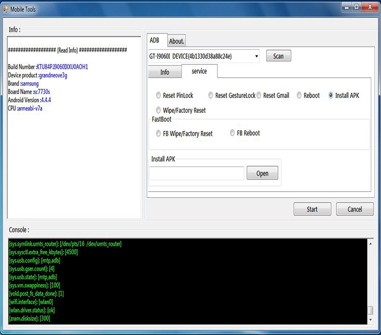 Application de diagnostic et réparation pour appareils Android